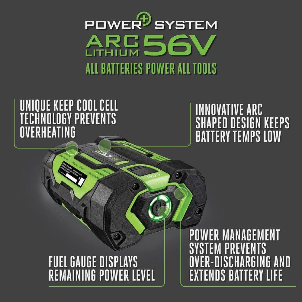 EGO Power+ BA1400T 2.5Ah Battery with Fuel Gauge and CH3200 320W Charger Set