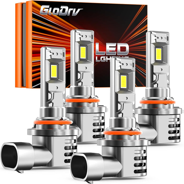 9005 9006 Fog Light Bulb Combo 80000lm 800% Brightness Real 1:1 Mini Size Design (Pack of 4)