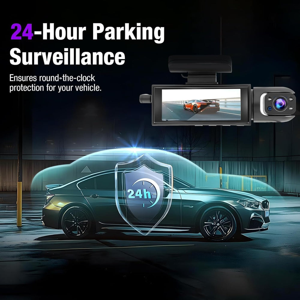 Dashcam Front and Inside,Car Camera Dash Cam for Cars,Driving Recorder with I...