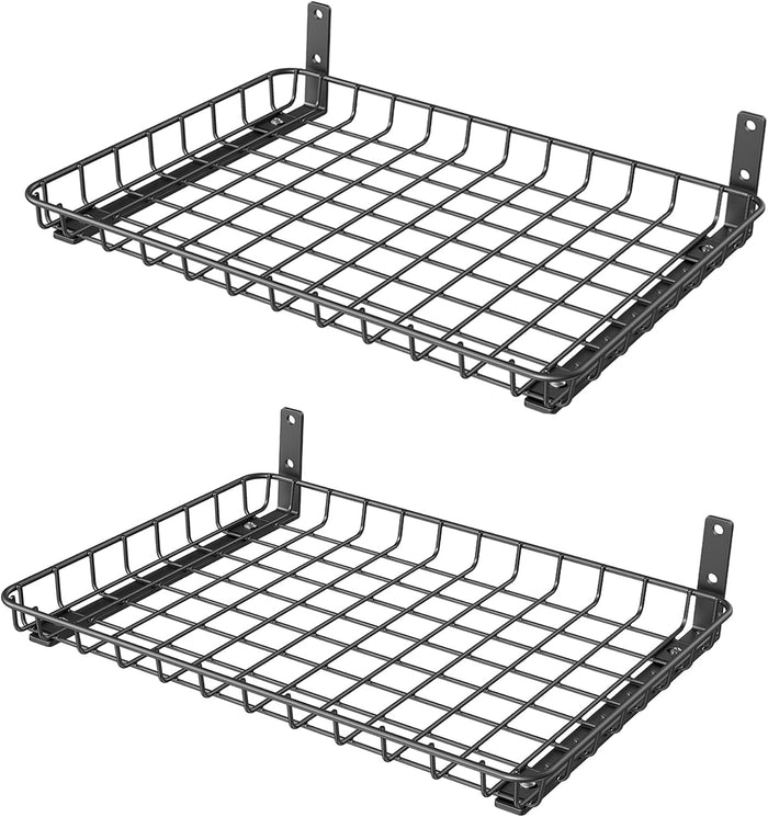 WALMANN Garage 12x18 inch Wall Shelf, Wall-Mounted Storage Shelves