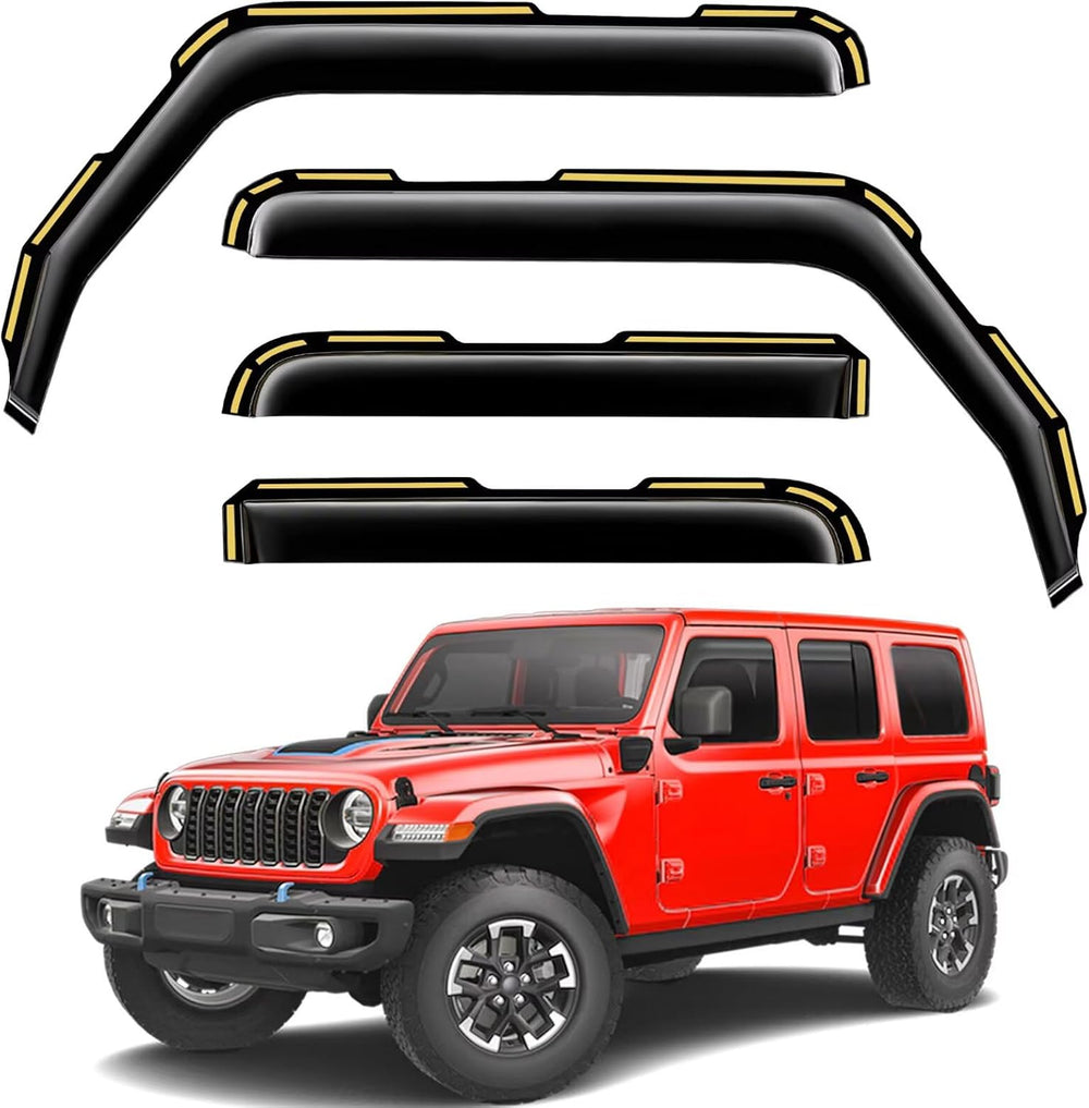 in-Channel Window Rain Guards Fit