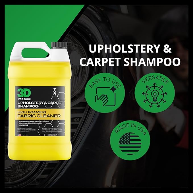 3D Upholstery & Carpet Shampoo