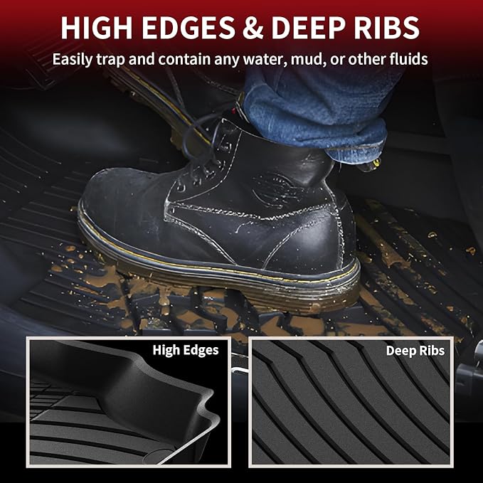 LASFIT Floor Mats & Cargo Mat for Mercedes Benz GLE SUV 2020-2026 350/450 /