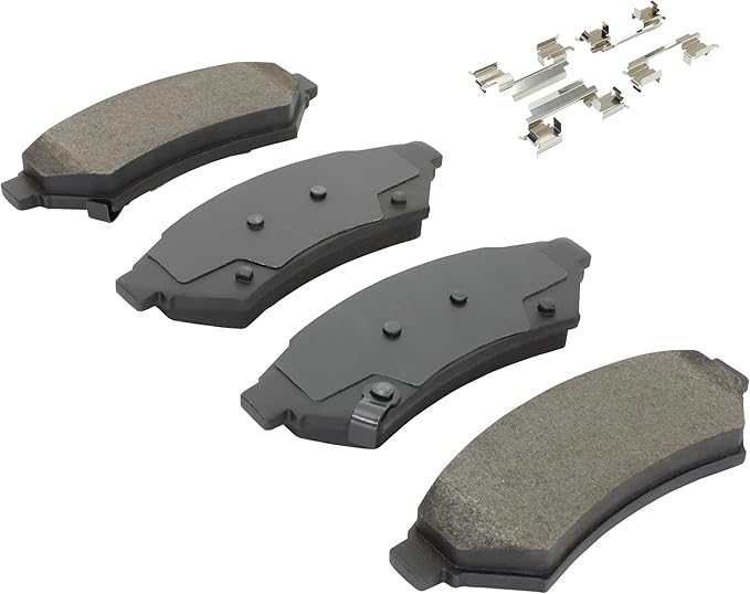Premium Semi-Metallic Front Brake Pads Compatible