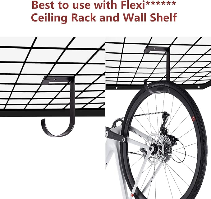 12-Pack Heavy Duty Add-On Storage Flat Hook Accessory