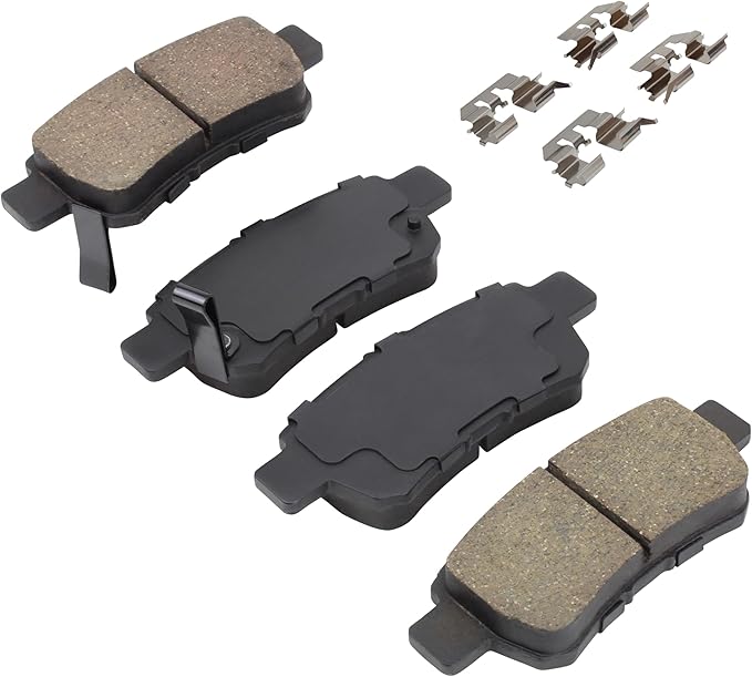 Premium Ceramic Rear Brake Pads Compatible