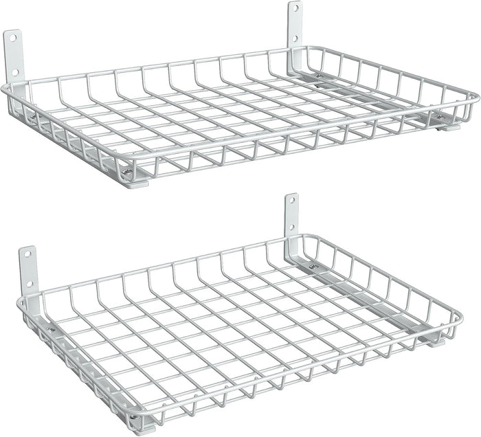 TORACK 2-Pack 12x24 inch Wall-Mounted Shelf, Garage Wall Shelves