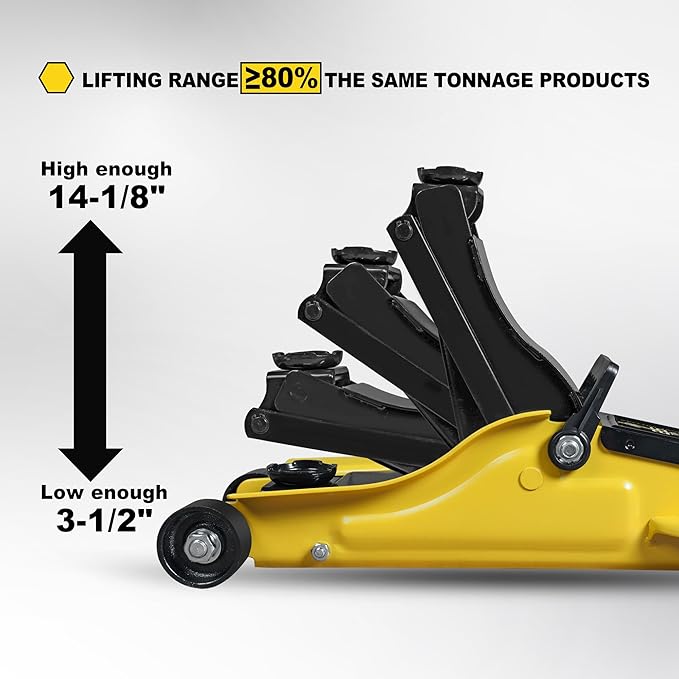 YELLOW JACKET 2.5 Ton Trolley Jack