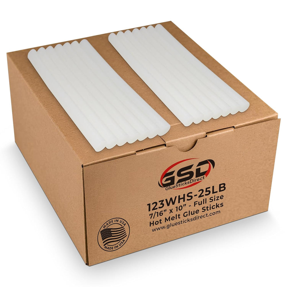 Wholesale® Full Size Hot Melt Glue Sticks for Glue Gun - Bulk 10in - Great fo...