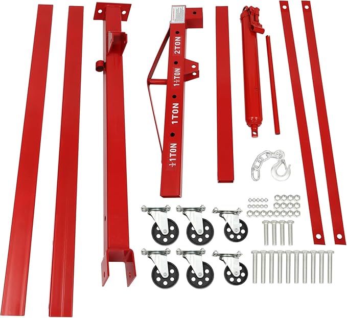 2 Ton Folding Engine Hoist Heavy Duty Carbon Steel Hydraulic Shop Engine Crane