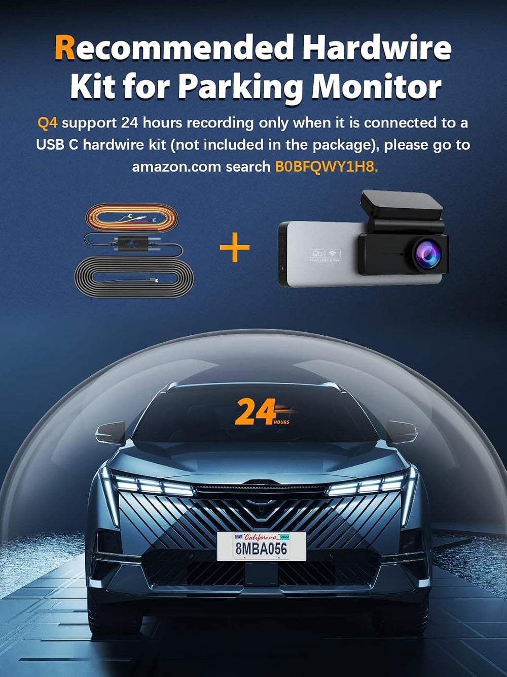 ARIFAYZ Dash Cam Front and Rear 4K+1080P, Free 64GB Card, Built-in WiFi, Dash...