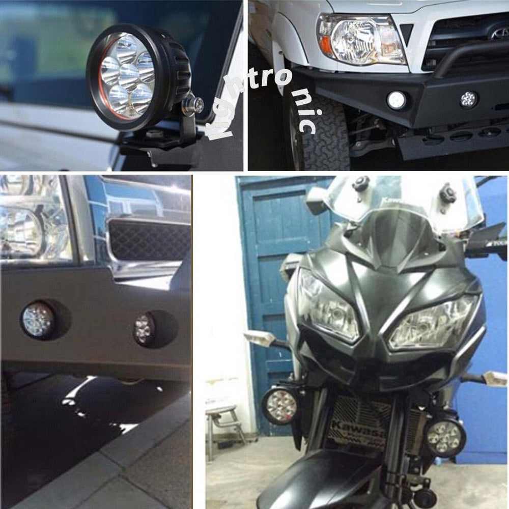 Lightronic Offroad LED Fog & Driving Light/Pods Light, 3.5" Round Co...