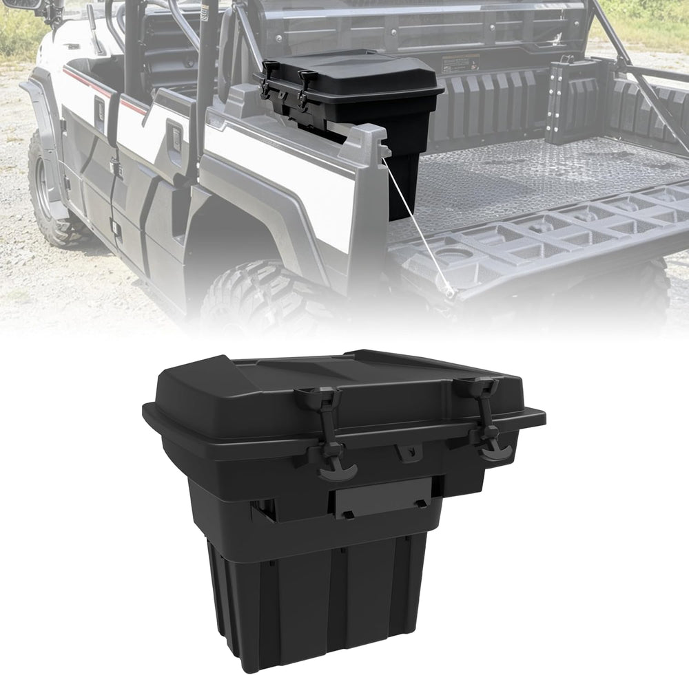 Rear Cargo Box for Kawasaki Mule Pro FXT DXT DX FX 2015-2026, 20L Waterproof ...