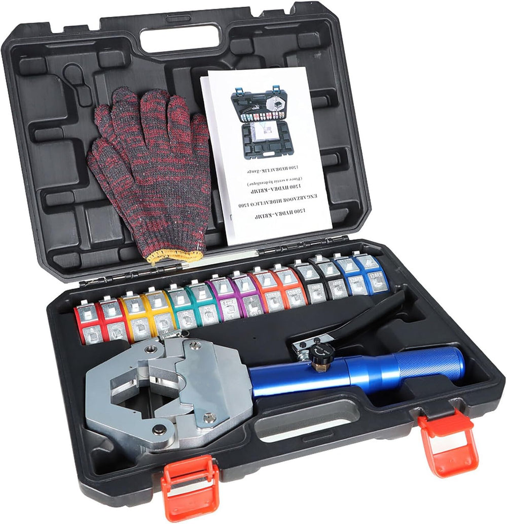 Hydra-crimp 71500 Hydraulic A/C Hose Crimper Kit with 7 Dies