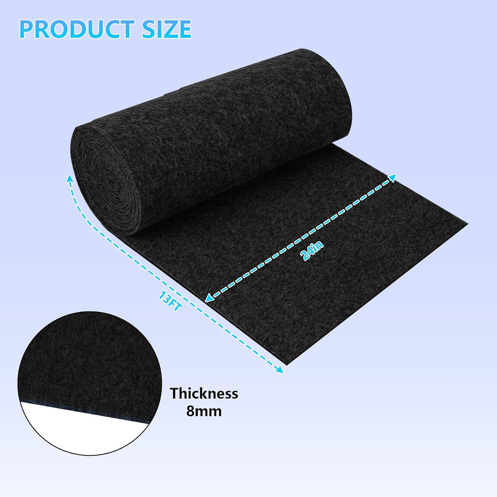 Boat Trailer Bunk Carpet, 13ft X 24inch Wide Marine Carpet for Boats Replacem...