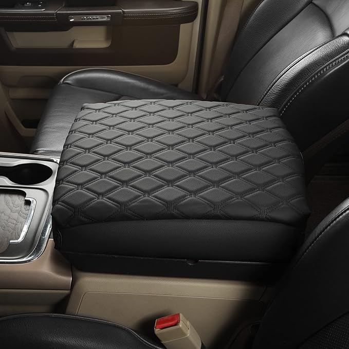 GIANT PANDA Center Console Cover Armrest Cover Cushion Fits Dodge RAM 1500 2500