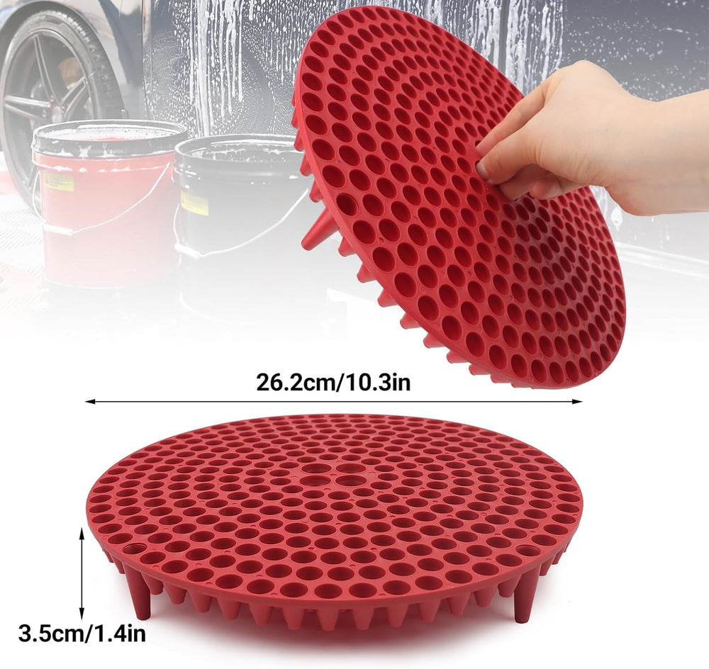 Bucket Dolly 5 Gallon with Wheels,360°Rolling Car Wash Bucket Roller | For 2....