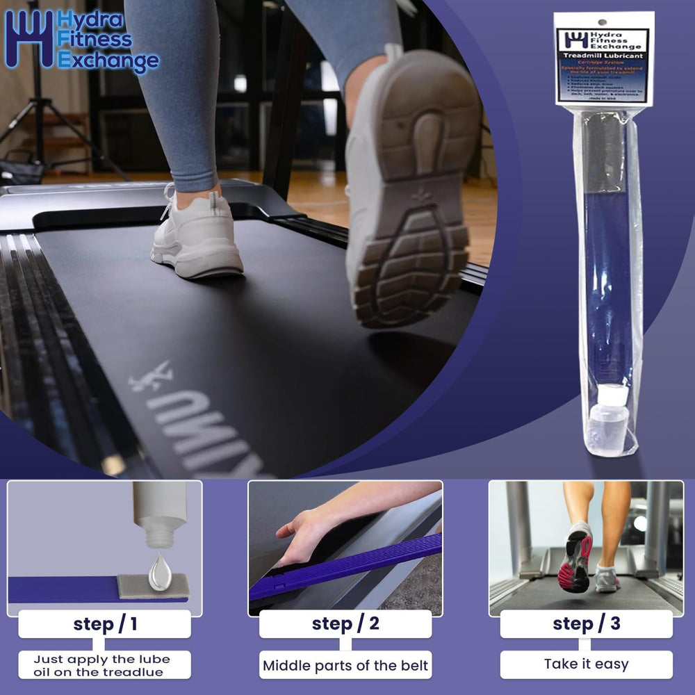 Hydra TreadLube Treadmill Walking Belt Lubricating Kit 100% Spirit Sole Fitne...