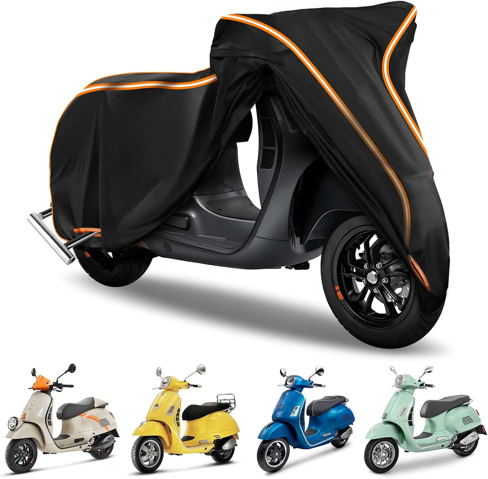 Waterproof Motorcycle Cover for Vespa GTV, Vespa GTS, Outdoor 420D Bike Cover