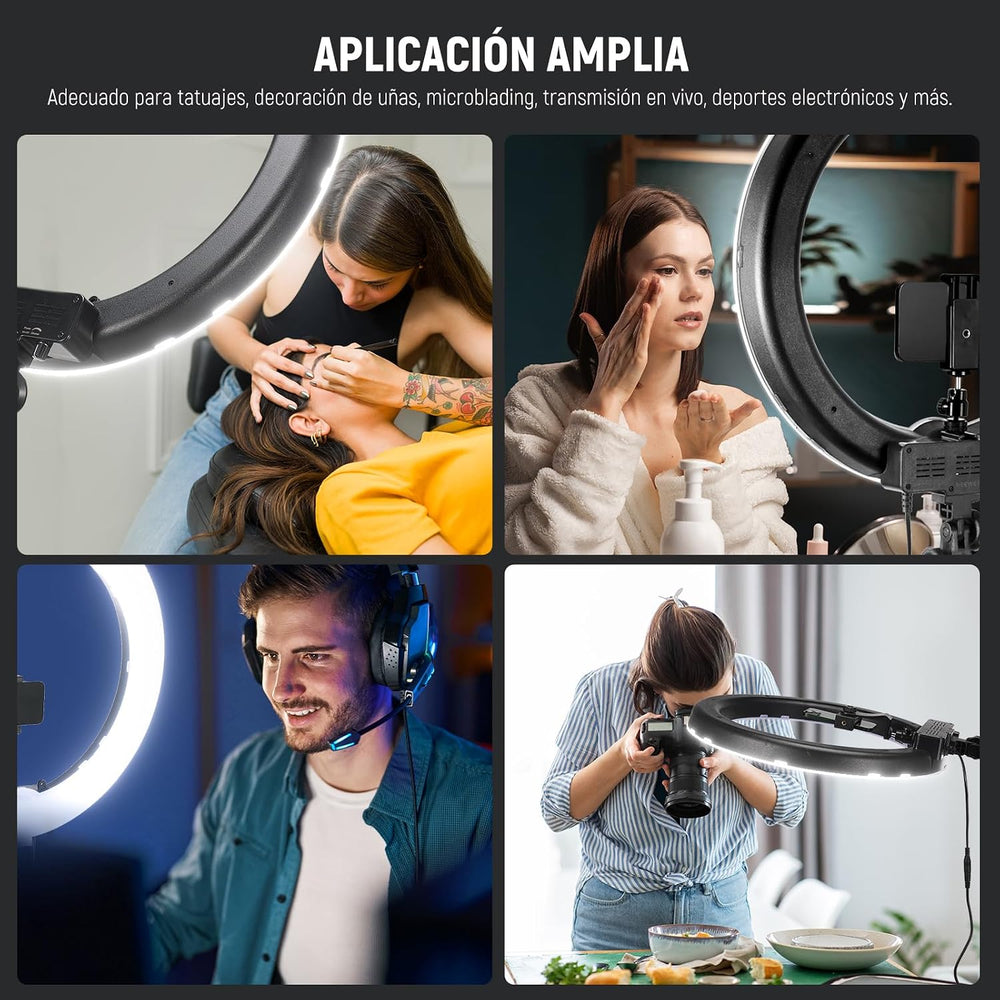 NEEWER RL-18 Ring Light 18inch Kit: 55W 5600K Professional LED with Stand