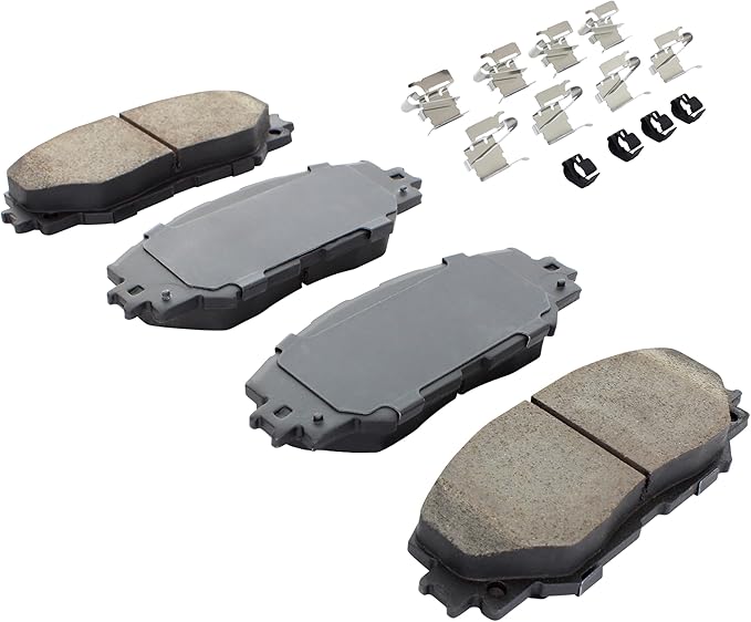 Premium Semi-Metallic Front Brake Pads Compatible