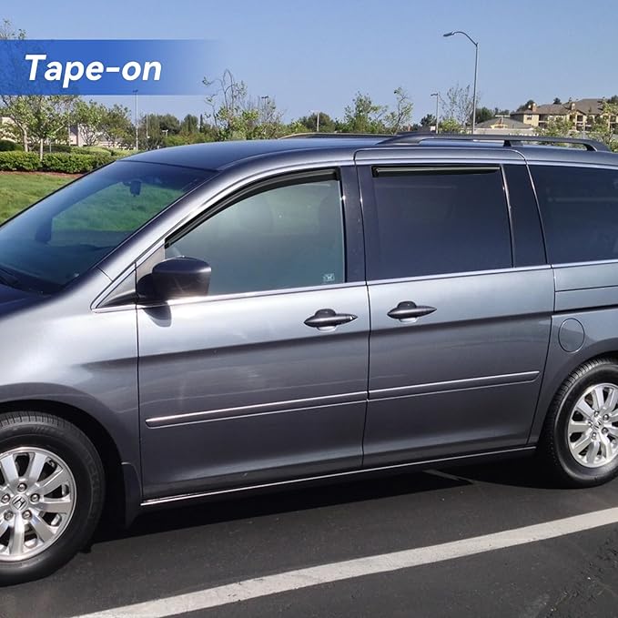Window Visors Rain Guards for 2005 2006 2007 2008 2009 2010 Honda Odyssey