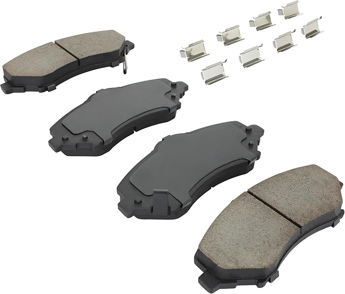 Premium Ceramic Front Brake Pads Compatible