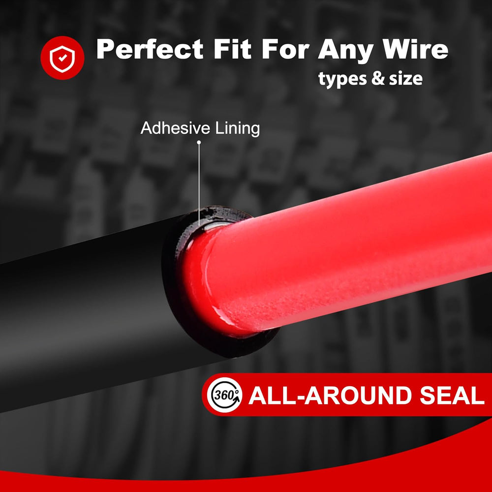 1/4" 100ft 3:1 Heat Shrink Tubing with Adhesive Lining - Marine Grade, I...
