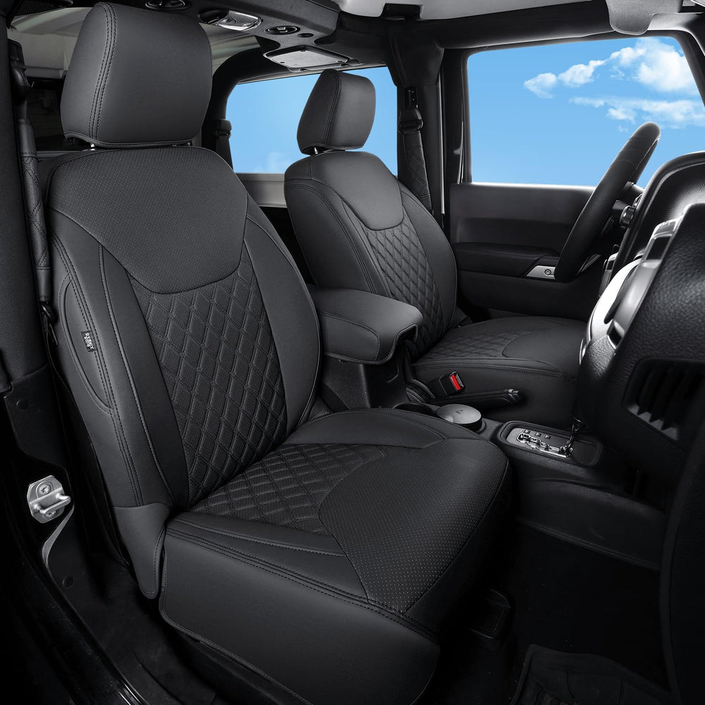 GIANT PANDA Customized Front Car Seat Covers