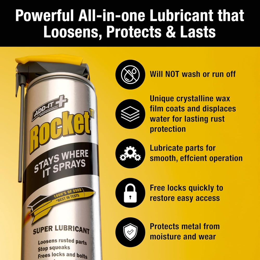 Multi-Purpose Lubricant Spray, 15.2 Fl Oz (Pack of 12) – Penetrating Oil &...