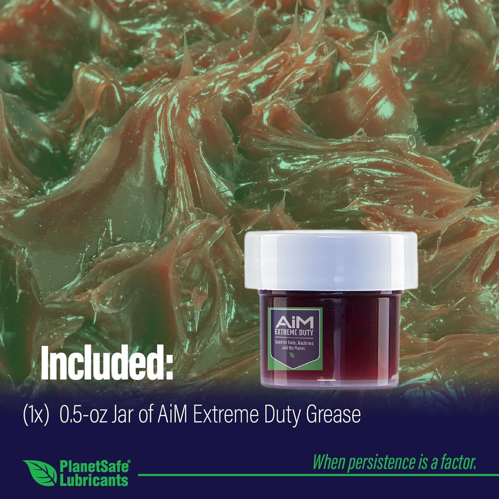 PlanetSafe Lubricants AiM Exercise Equipment Lube Kit, 4 oz + 0.25 oz