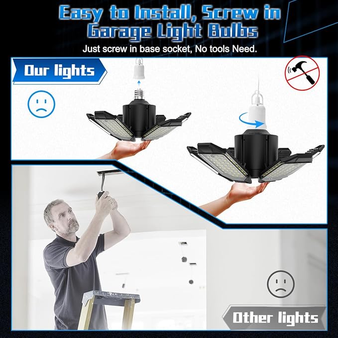 Garage Light Bulbs (4Pack)