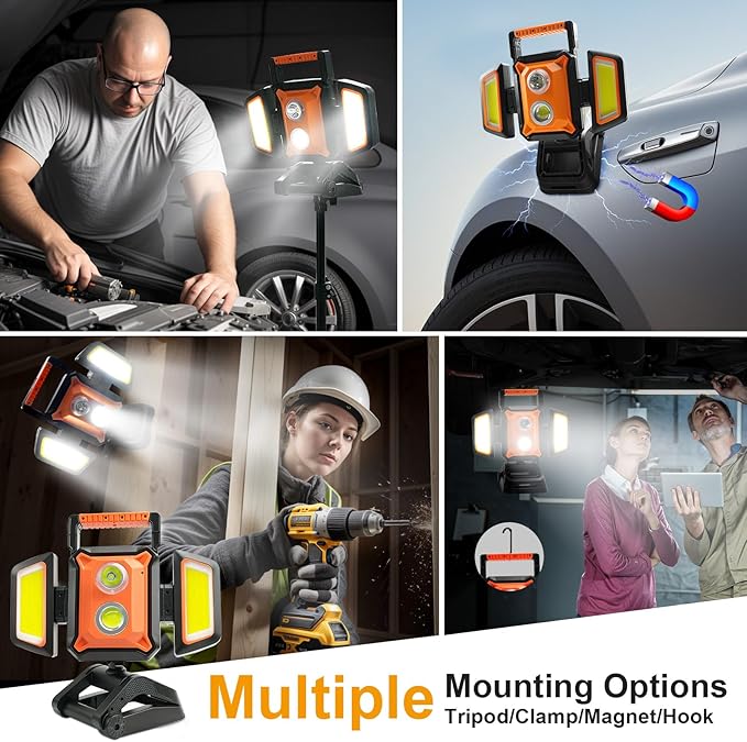 4000LM LED Work Light Rechargeable