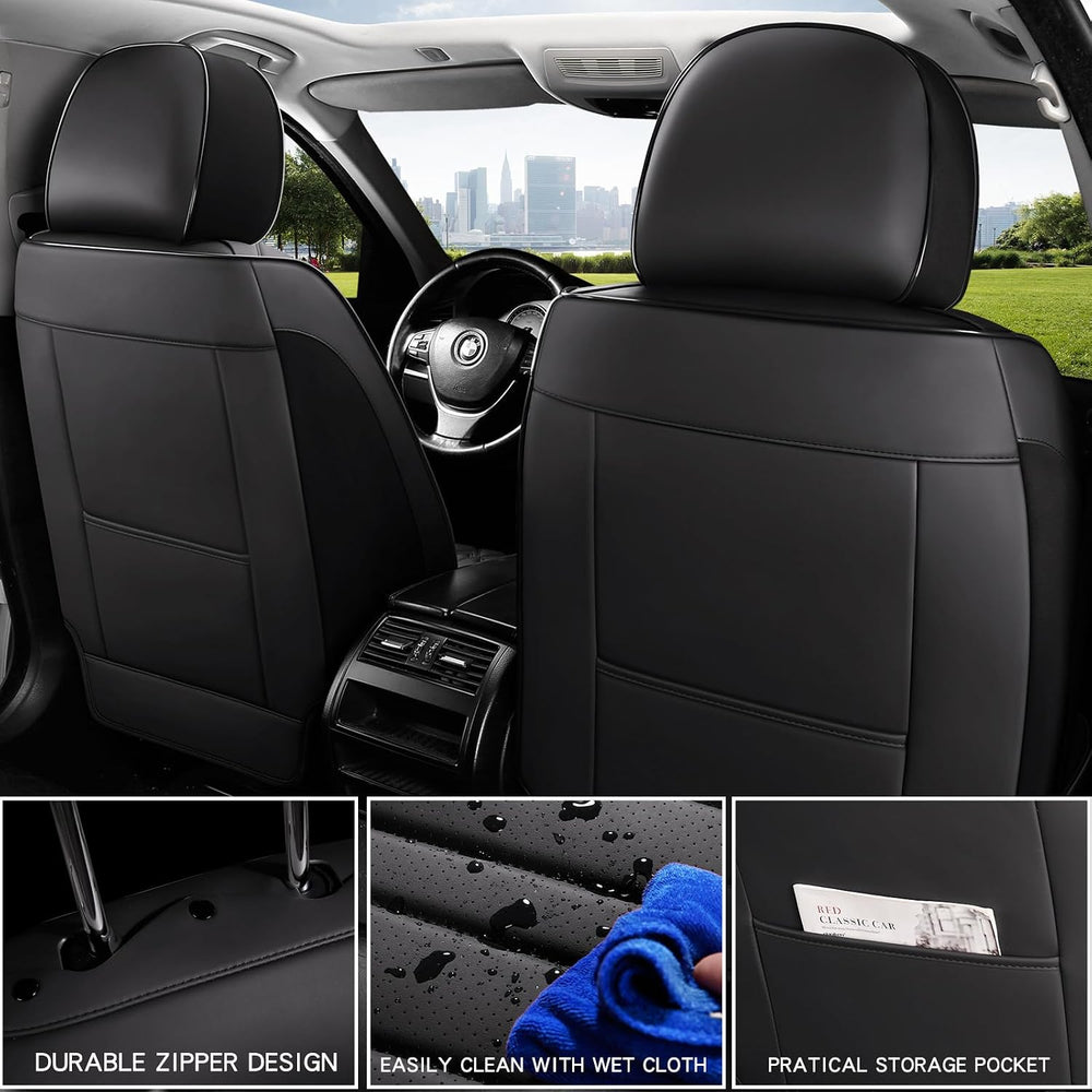 MINGBRON Front Car Seat Covers,Car Seat Protector Waterproof,Seat Covers Fron...