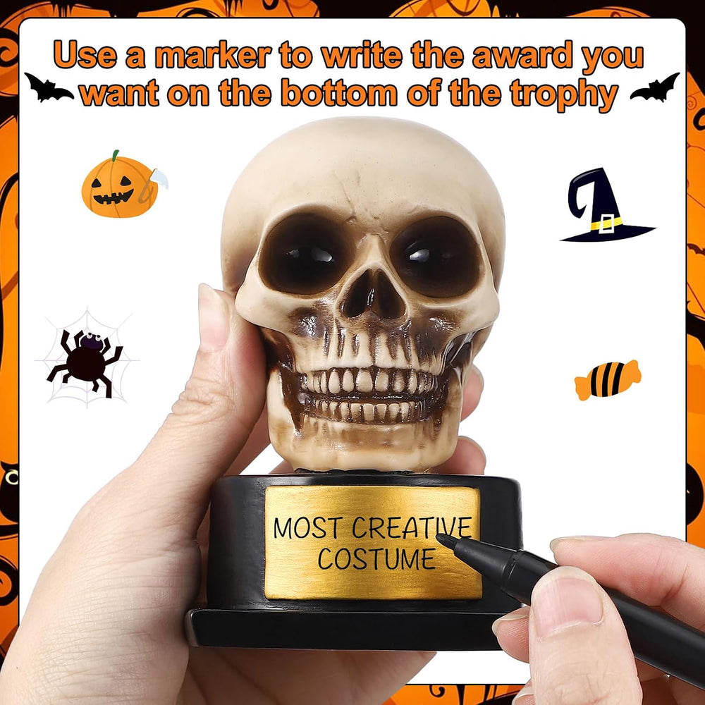 AceOrbit 3 Pack Halloween Trophy Awards 4.3'' Best Costume Contest Tr...