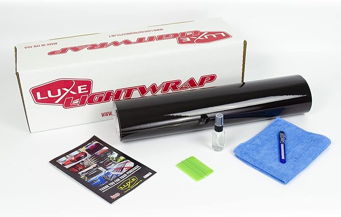 Luxe LightWrap Dark Smoke Universal Headlight Tint Light Tail Kit