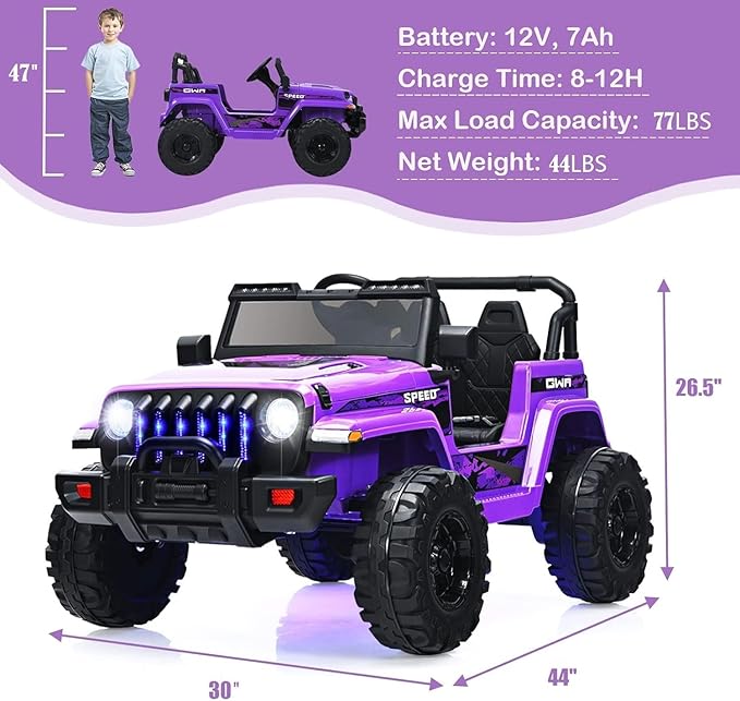 INFANS Kids Ride on Car Truck