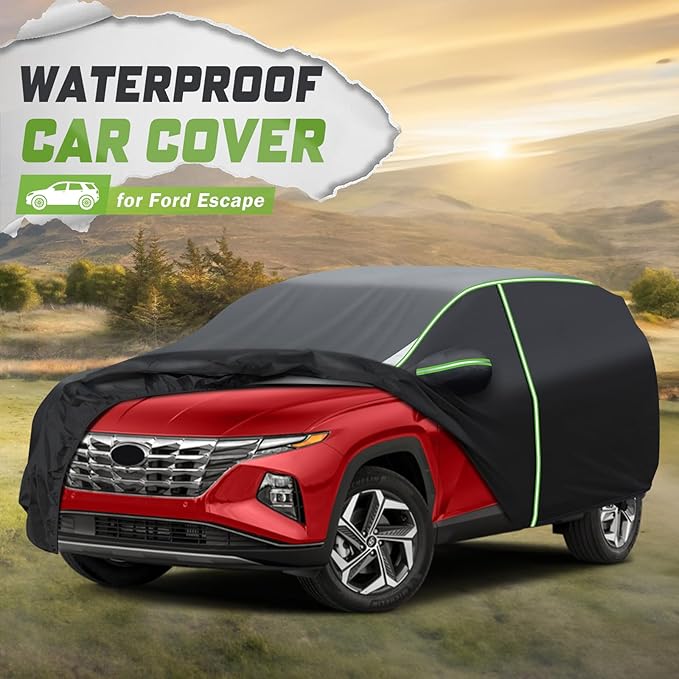 Mixsuper Liner Car Cover for Ford Escape 2000-2026, 7 Layers Waterproof Car