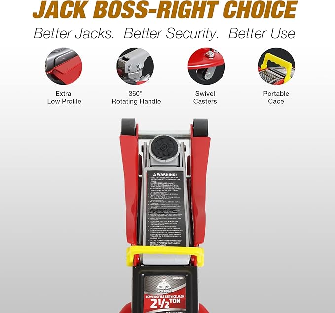 Floor Jack 2.5 Ton Hydraulic Low Profile Trolley Car Jack