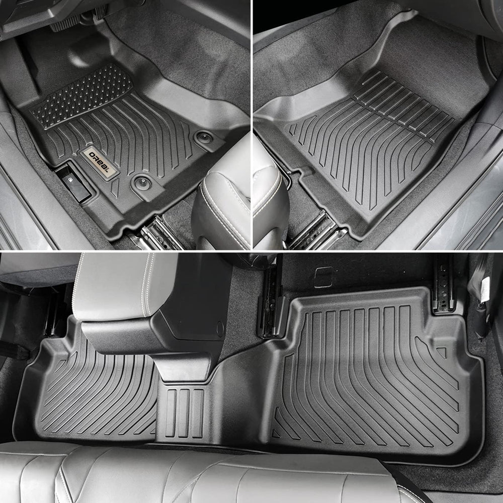 orealtrend Black Floor Mats Liners Replacement for Subaru Crosstrek/XV 2018-2...