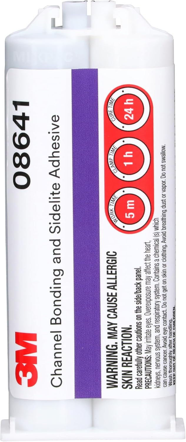 3M Channel Bonding and Sidelite Adhesive, 08641, 47.3 mL Cartridge