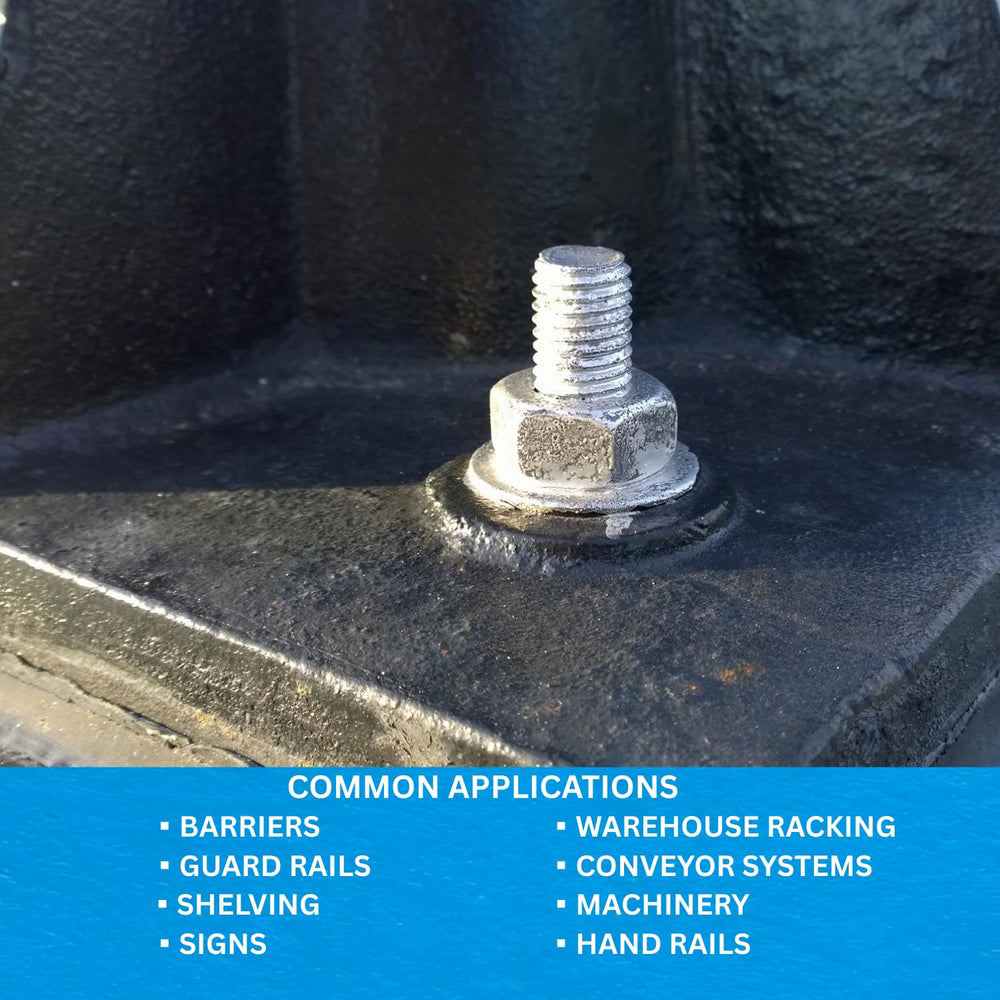 CONFAST 1-1/4" x 12" Wedge Anchor Zinc Plated (Box of 5)