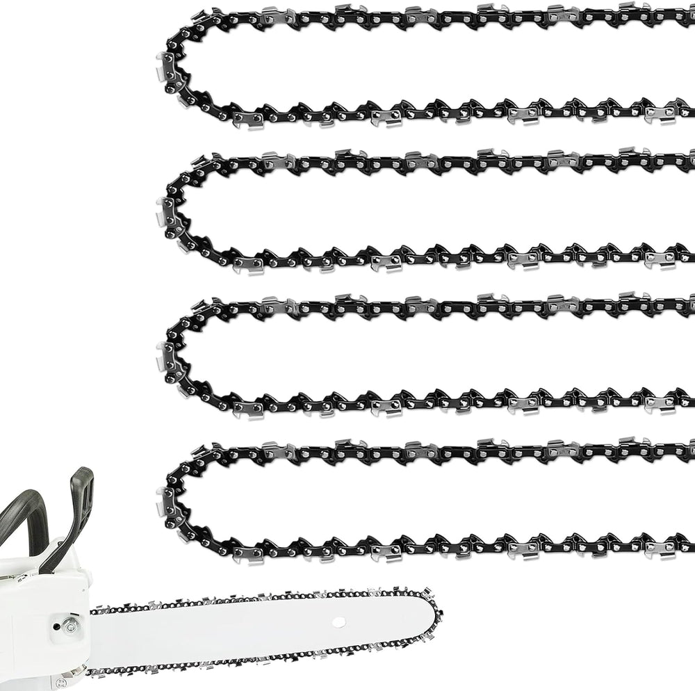 4 Pack 18 Inch Chainsaw Chain .325" Pitch .063'' Gauge 68 Drive ...