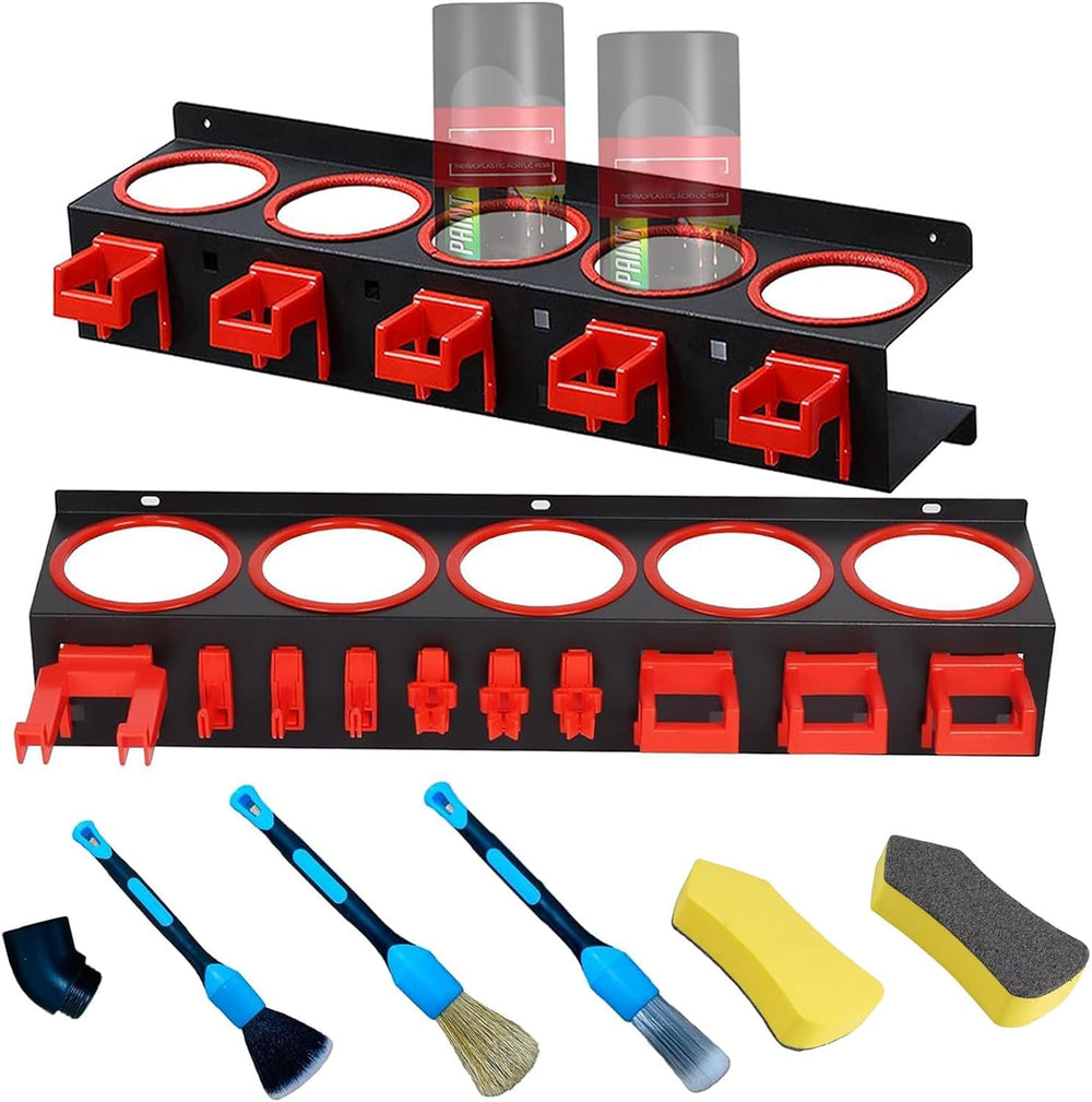 Spray Bottle Holders, Spray Bottle Rack Storage, Wall Mounted Spray Paint Can...