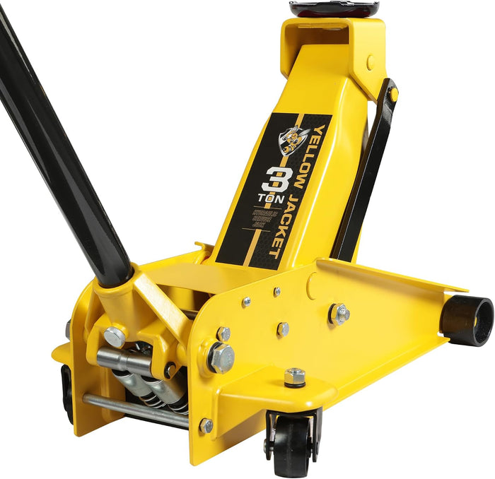 YELLOW JACKET Hydraulic Floor Jack, Quickly Lift Car Jack