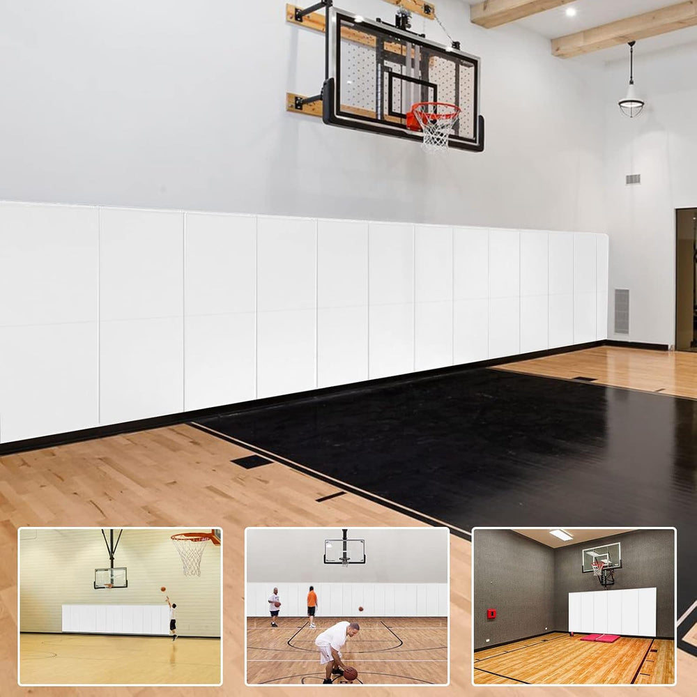 PROGOAL 2"/4" Thick Foam Protection Wall Pad,Gym Basketball-Court