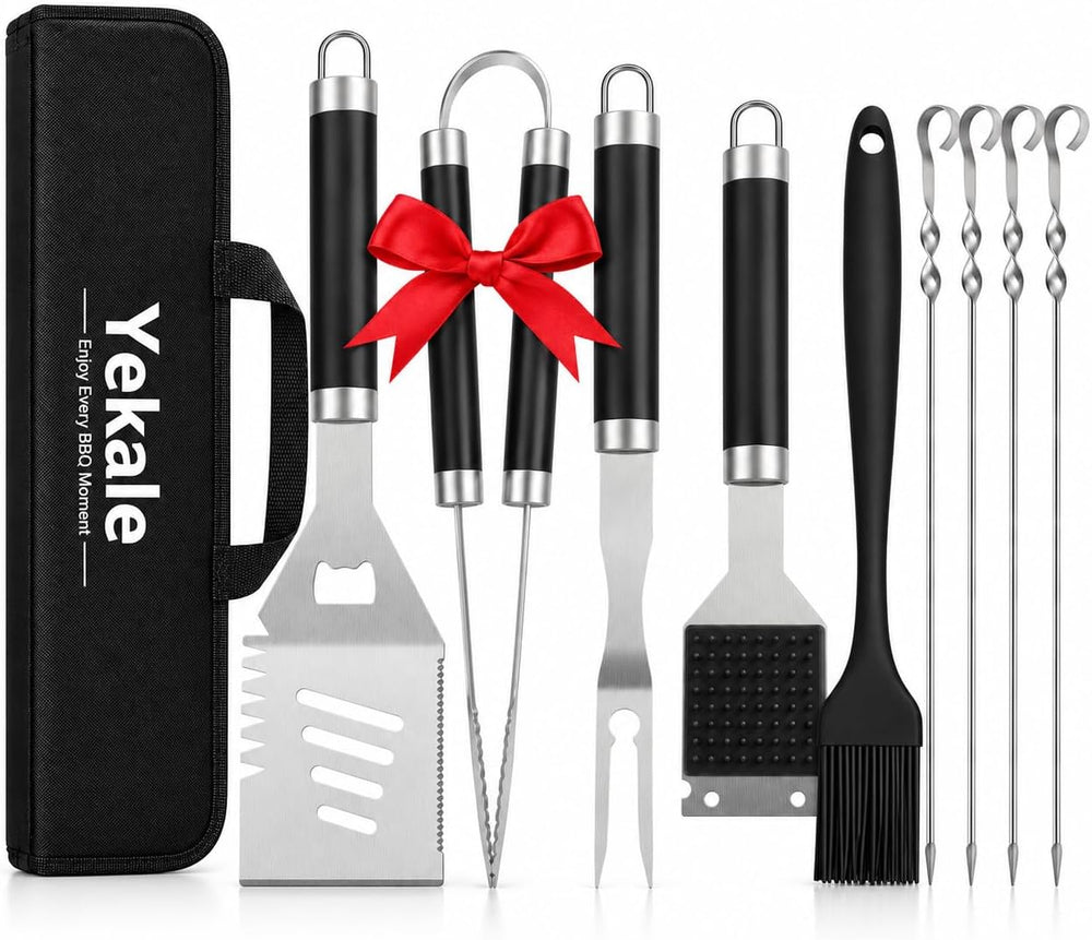 Yekale Grill Set, Grill Tools Outdoor Grill Utensils Set BBQ Accessories