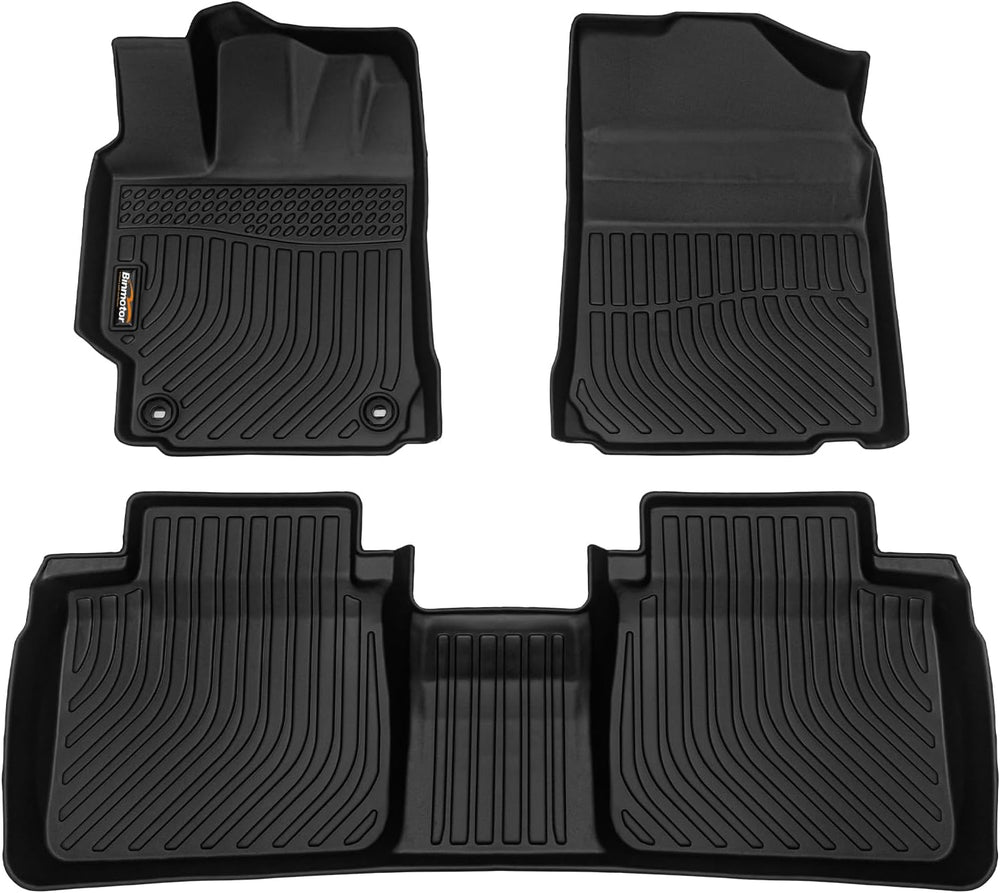 Binmotor-Floor Mats for Toyota Camry 2012-2017, Front & 2nd Row, TPE All