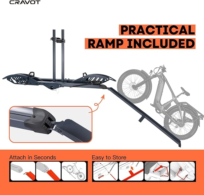 CyberRack E2 Hitch 2 E-Bike Rack