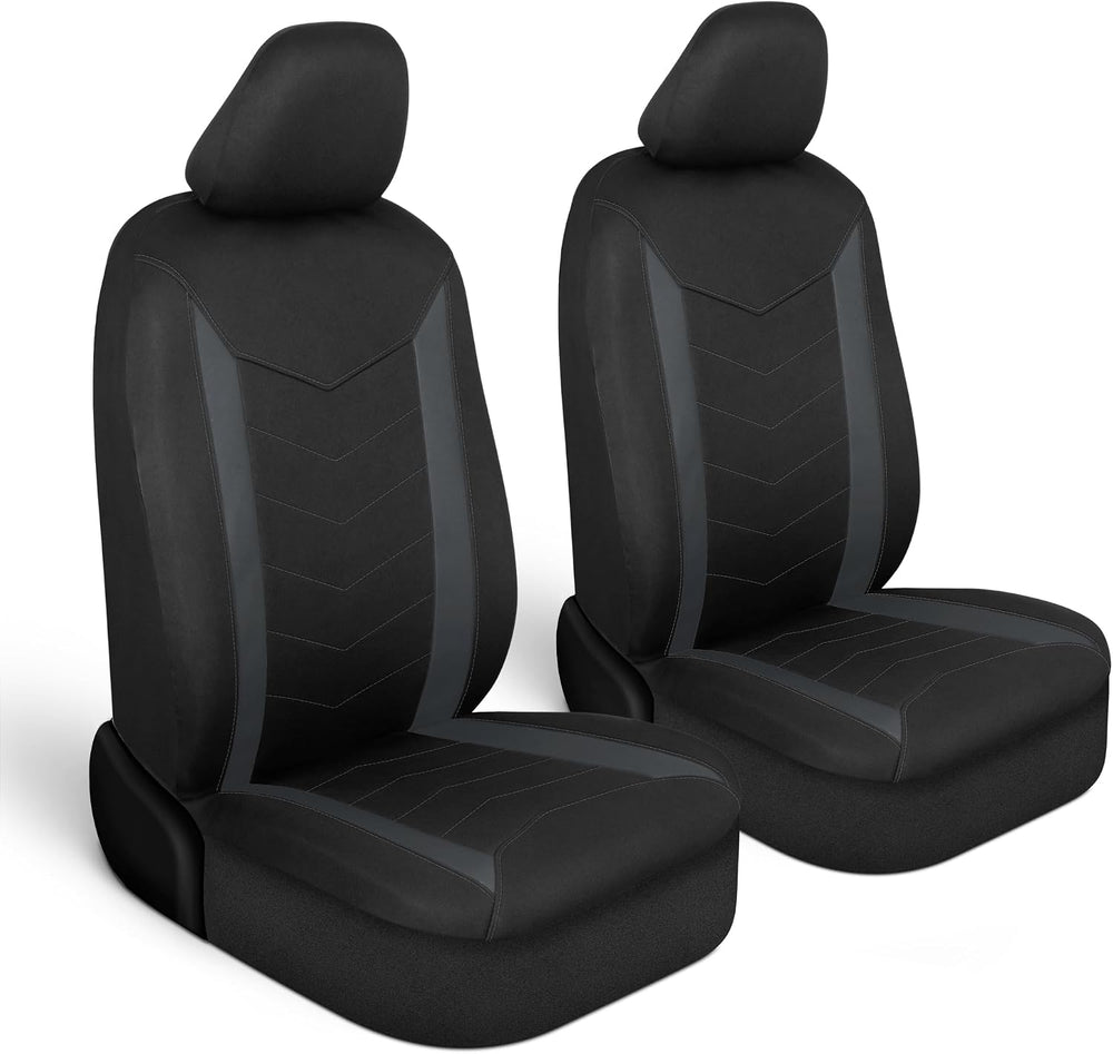 Motor Trend SpillGuard 2 Charcoal Gray Seat Covers for Cars & Seat Covers...